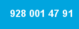 928 001 47 91 928 001 47 91